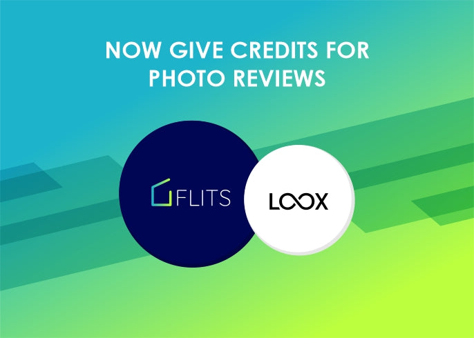 Flits integrated with Loox, now get photo reviews and give credits on photo reviews